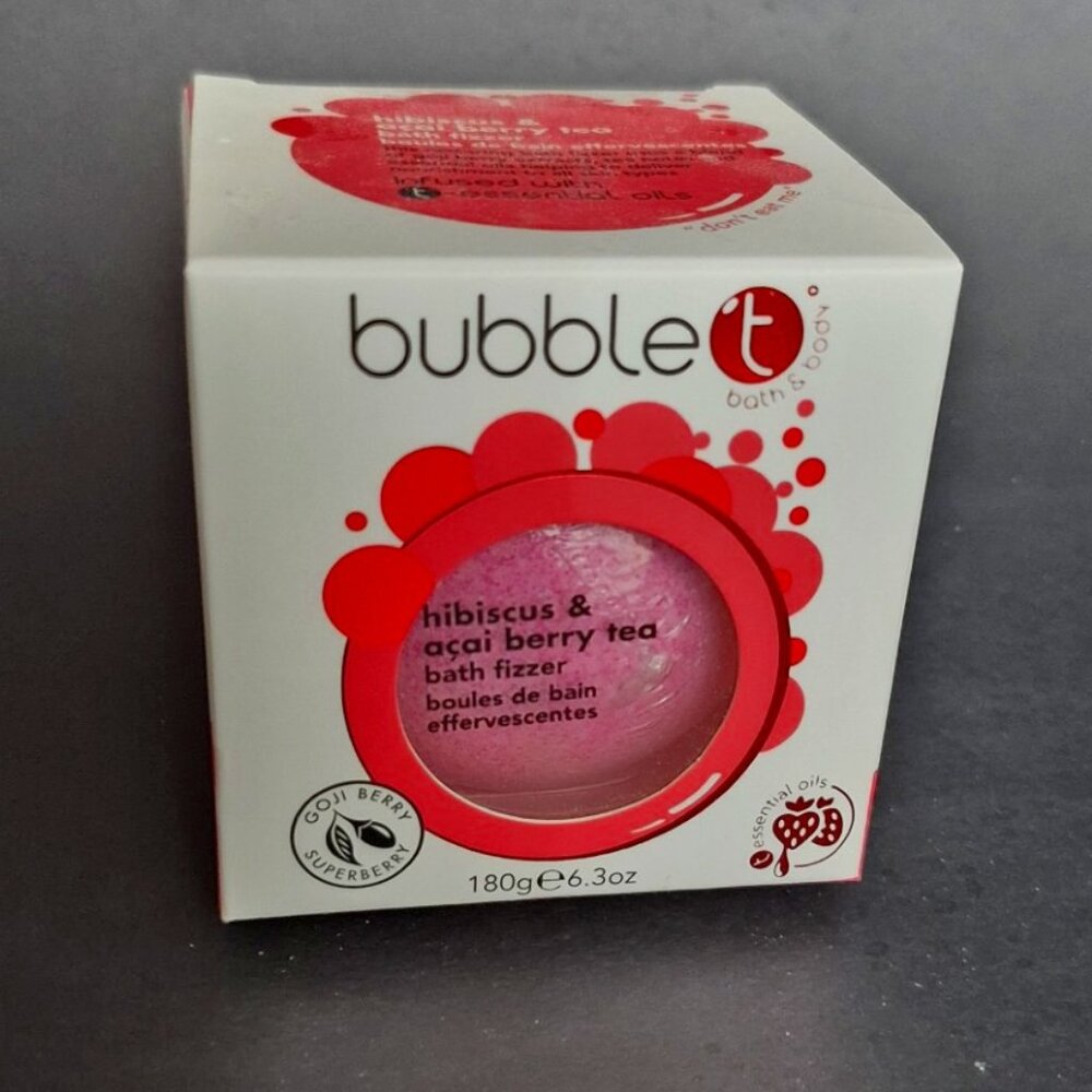 Hibiscus and Acai Berry Tea Bath Fizzer